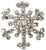 Julbrosch "Snöflinga"