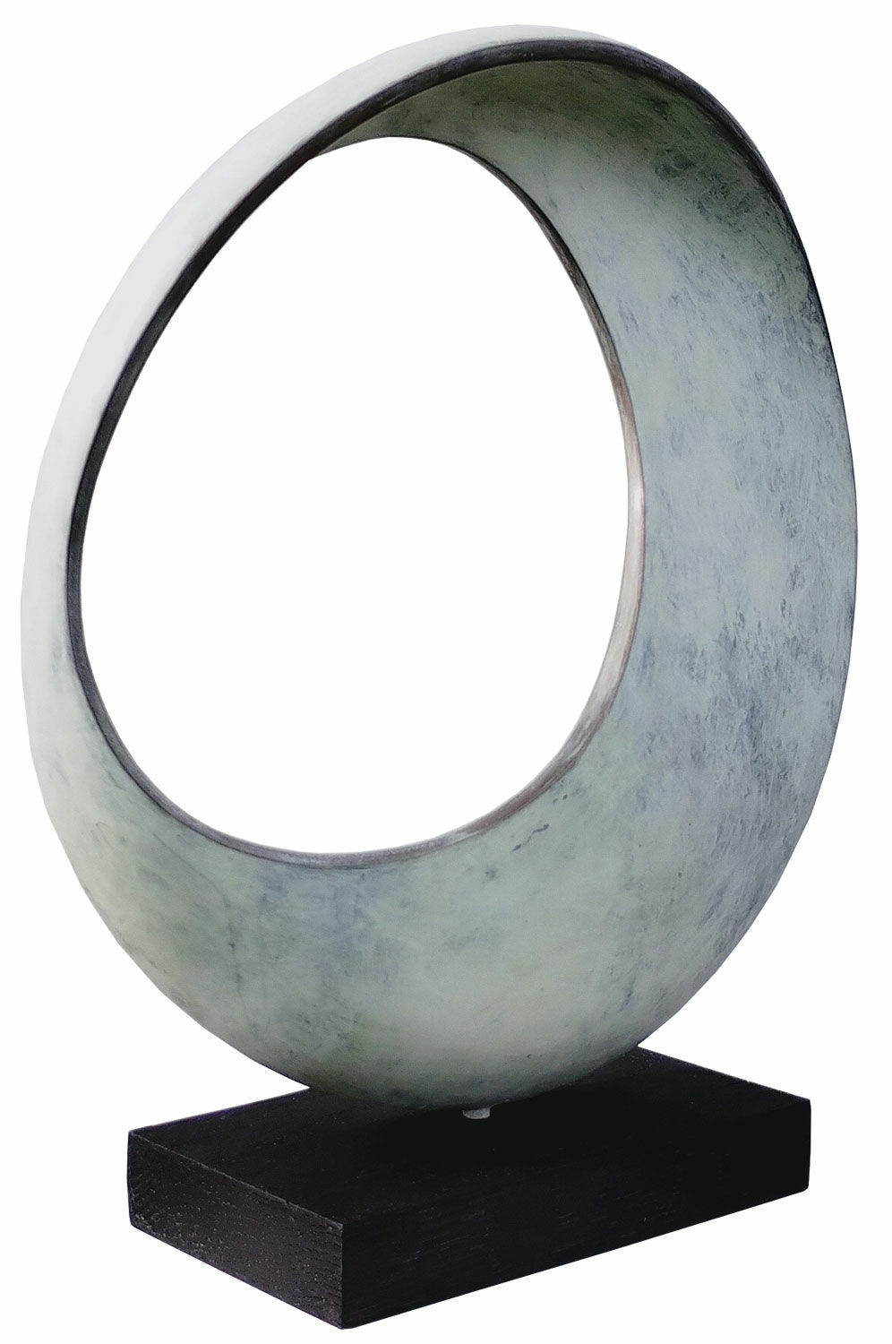 Skulptur "Lille Måne" (2023), bronze von Yves Rasch