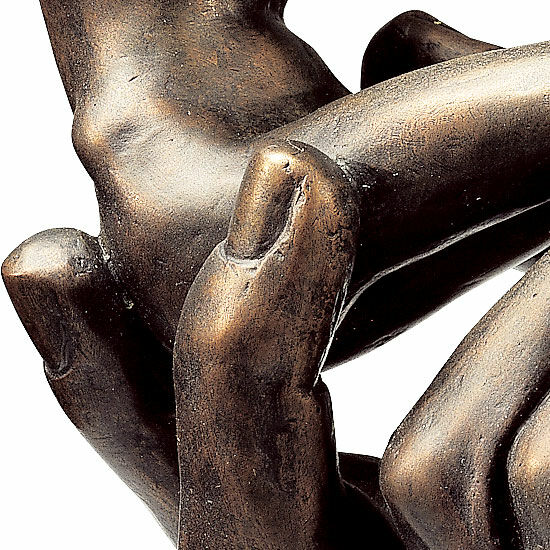 Sculpture "The Hand of God" (1917), version in bonded bronze by Auguste Rodin