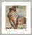 Bild "Nu à la baignoire (Akt mit Badewanne)" (1931), gerahmt