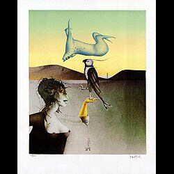 Picture portfolio "Bellevue", unframed by Paul Wunderlich