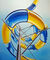 Picture "Slide Blue-Yellow" (2024) (Unique piece)