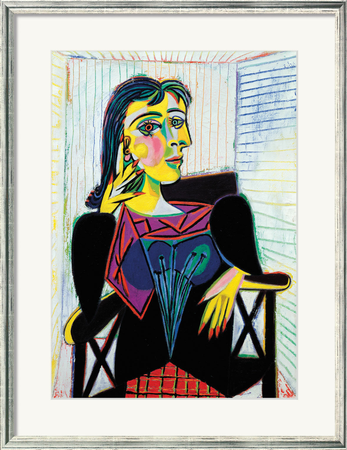 Tableau "Dora Maar" (1937), encadré von Pablo Picasso