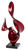 Skulptur "Firedance" (rote Version), Kunstguss