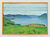 Beeld "Landschap aan het meer van Genève met uitzicht op Wallis" (1907), ingelijst