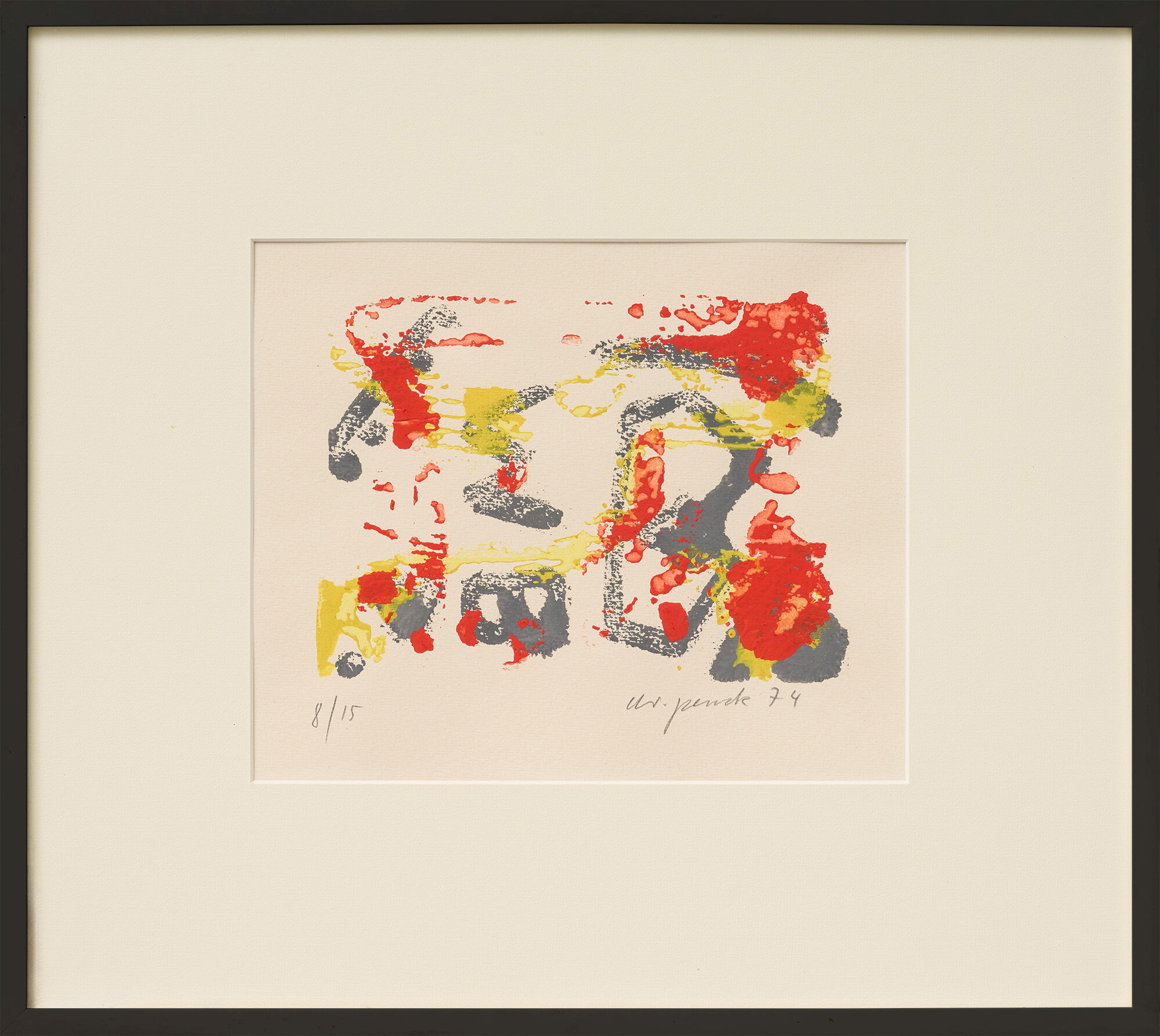 Obraz „Bez názvu“ (1974) od A. R. Penck