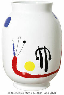 Porseleinen vaas "Toscan" - door Bernardaud von Joan Miró