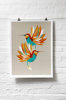 Quadro "Colibrì" (2015) di Dieter Braun