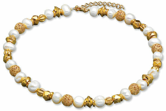 Collier "Perlen der Renaissance" von Petra Waszak
