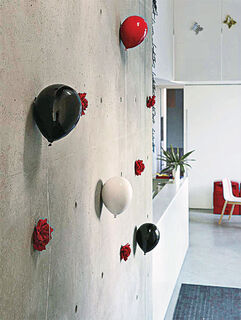 Objet mural "Balloon White", céramique