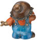 Scultura "Mainzelmännchen Anton", versione in bronzo di Wolf Gerlach