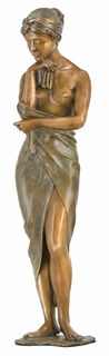 Skulptur "Im Rosengarten", Bronze