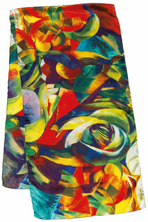 Silketørklæde "Mandrillen" (1913) von Franz Marc