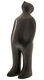 Sculpture "Le Visiteur", version bronze de Guido Deleu