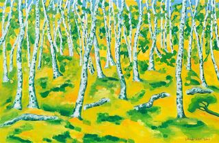 Picture "Birch Forest" (2022) (Unique piece)