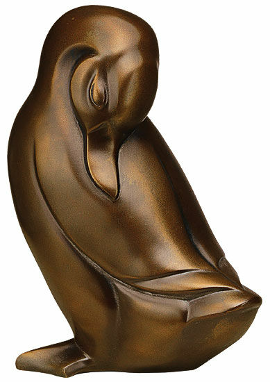 Sculpture "Duck", bonded bronze version by Jagna Weber
