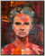 Picture "Straight Ahead" (2023) (Original / Unique piece), framed