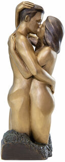 Sculpture "The Kiss" (2021), bronze