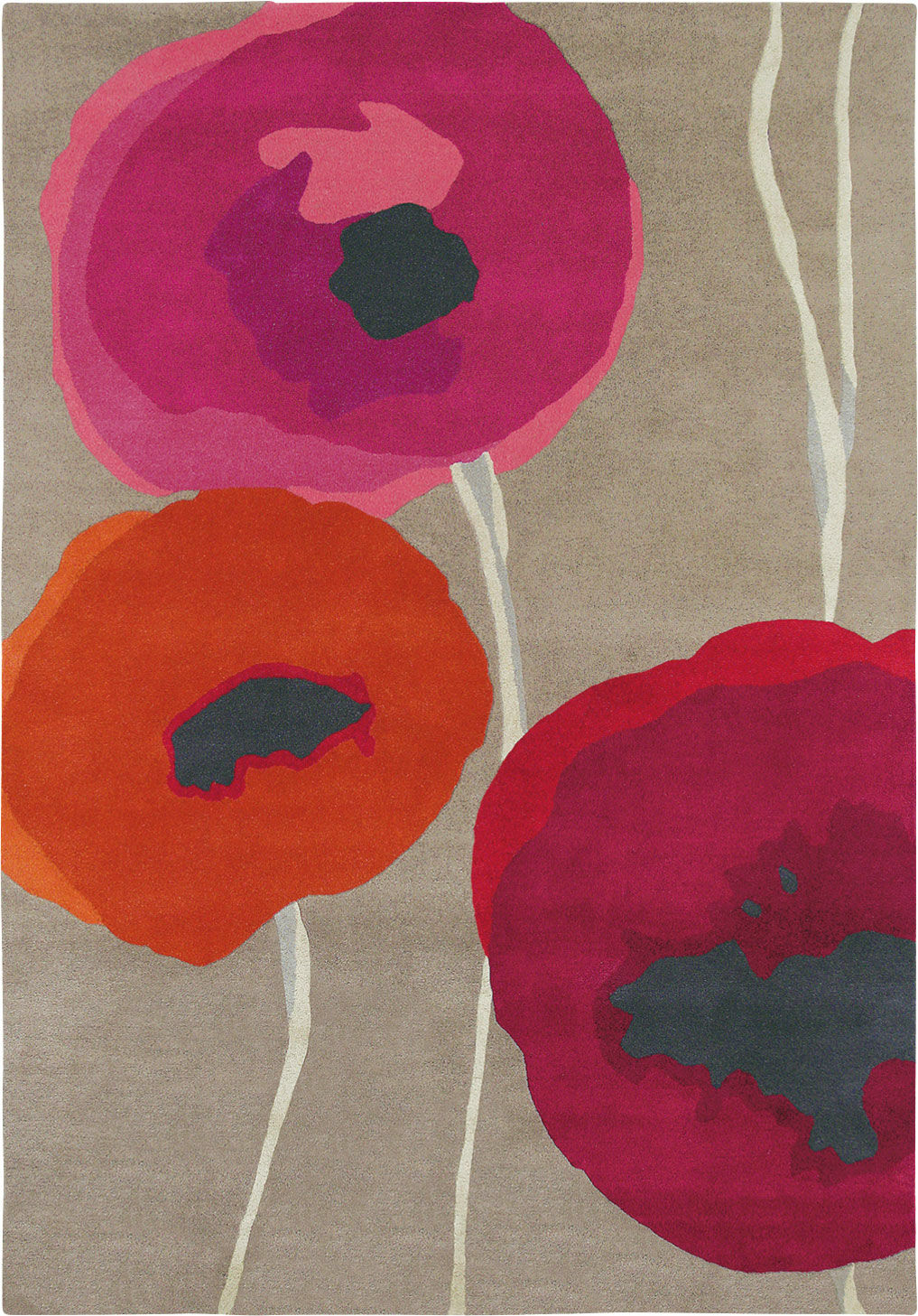 Tapis "Poppies" (médium, 200 x 140 cm)