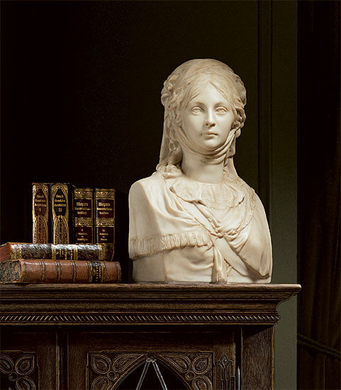 Bust "Queen Luise", cast by Johann Gottfried Schadow