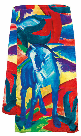 Zijden sjaal "Blue Horse" (1911) von Franz Marc