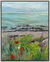 Quadro "Fiori selvatici in riva al mare / Vejsnæs / Ærø" (2025) (originale / pezzo unico), incorniciato