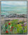 Quadro "Fiori selvatici in riva al mare / Vejsnæs / Ærø" (2025) (originale / pezzo unico), incorniciato