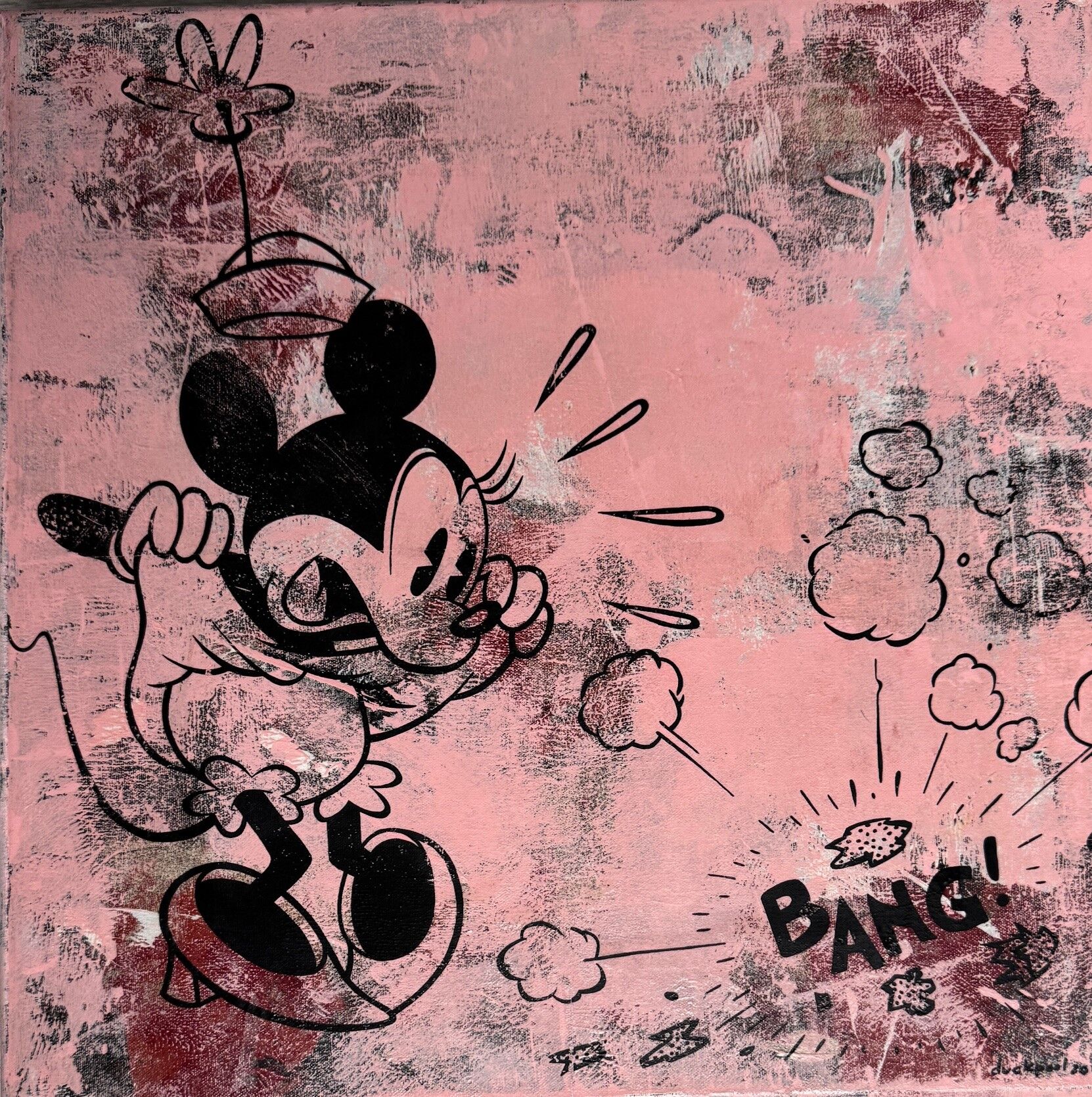 Obraz "Bez názvu XXII" (1980) (sériový unikát) od duckpool