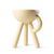 Tavolino "Tubby Stool biscuit" (per uso interno ed esterno) – disegnato da Gerard de Hoop