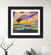 Picture "Yellow-Violet Sky" (Unique piece) by Herbert Beck