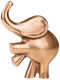Skulptur "Elefant auf Hinterbeinen", Bronze von Raimund Schmelter
