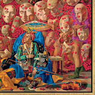Bild "Die neuen Kirschen" (2008), gerahmt von Kaikaoss