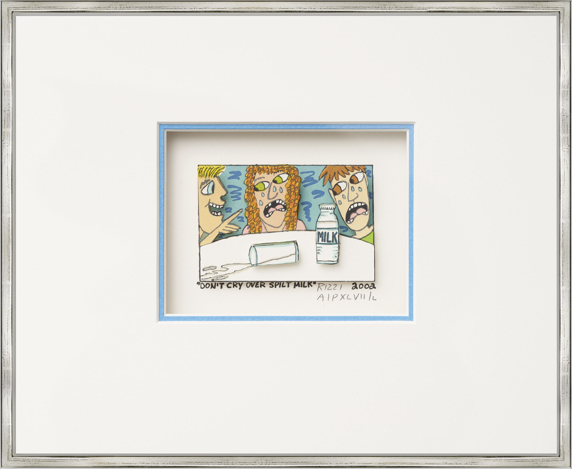 Picture "Don't Cry Over Split Milk" (2002) by James Rizzi