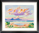 Bild "Molnet, Chiemsee" (1947), svart- och silverfärgad inramad version av Max Pechstein
