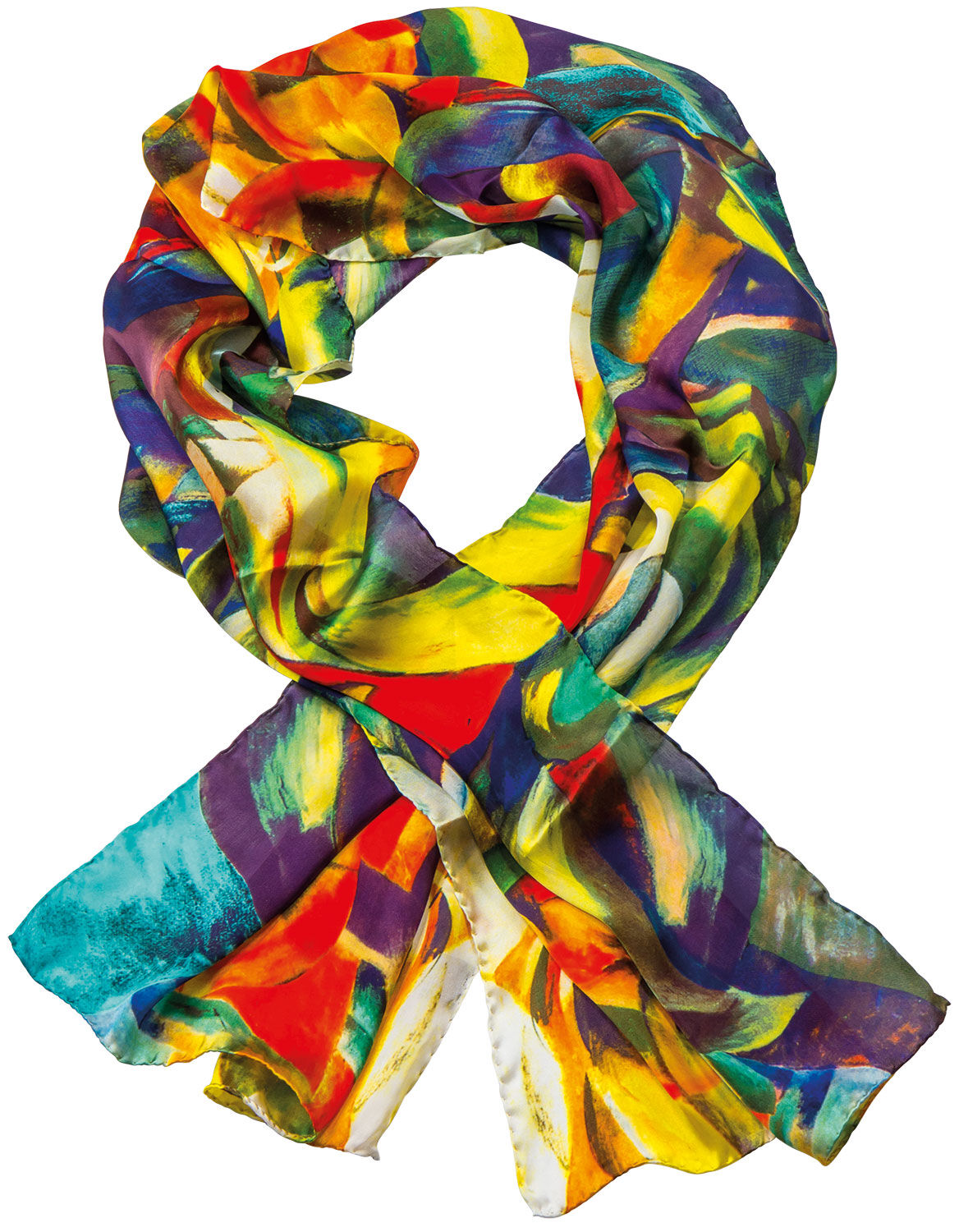 Foulard en soie "Le Mandrill" (1913) de Franz Marc