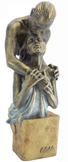 Sculpture "Shared Heartbeat", pierre artificielle