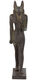 Scultura "Anubi in cammino", fusione