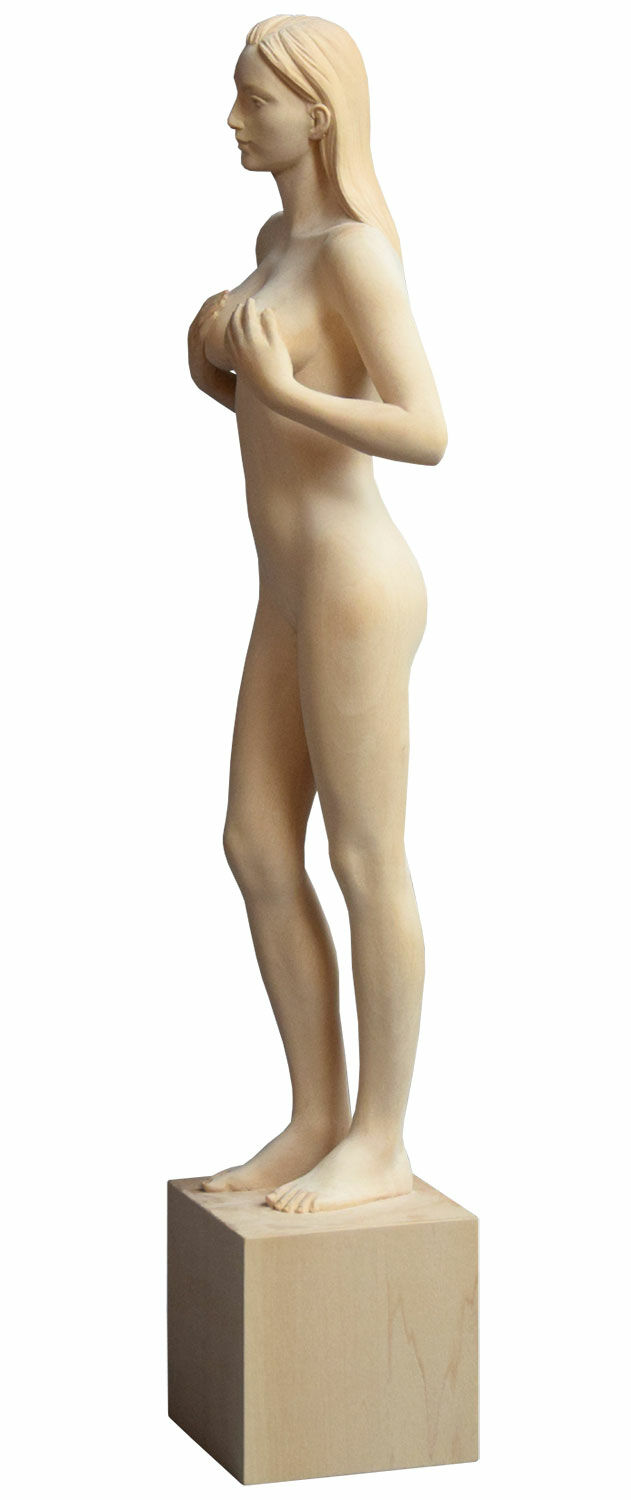 Wooden sculpture "La Femminilità" (2022) (Original / Unique piece) by Richard Senoner