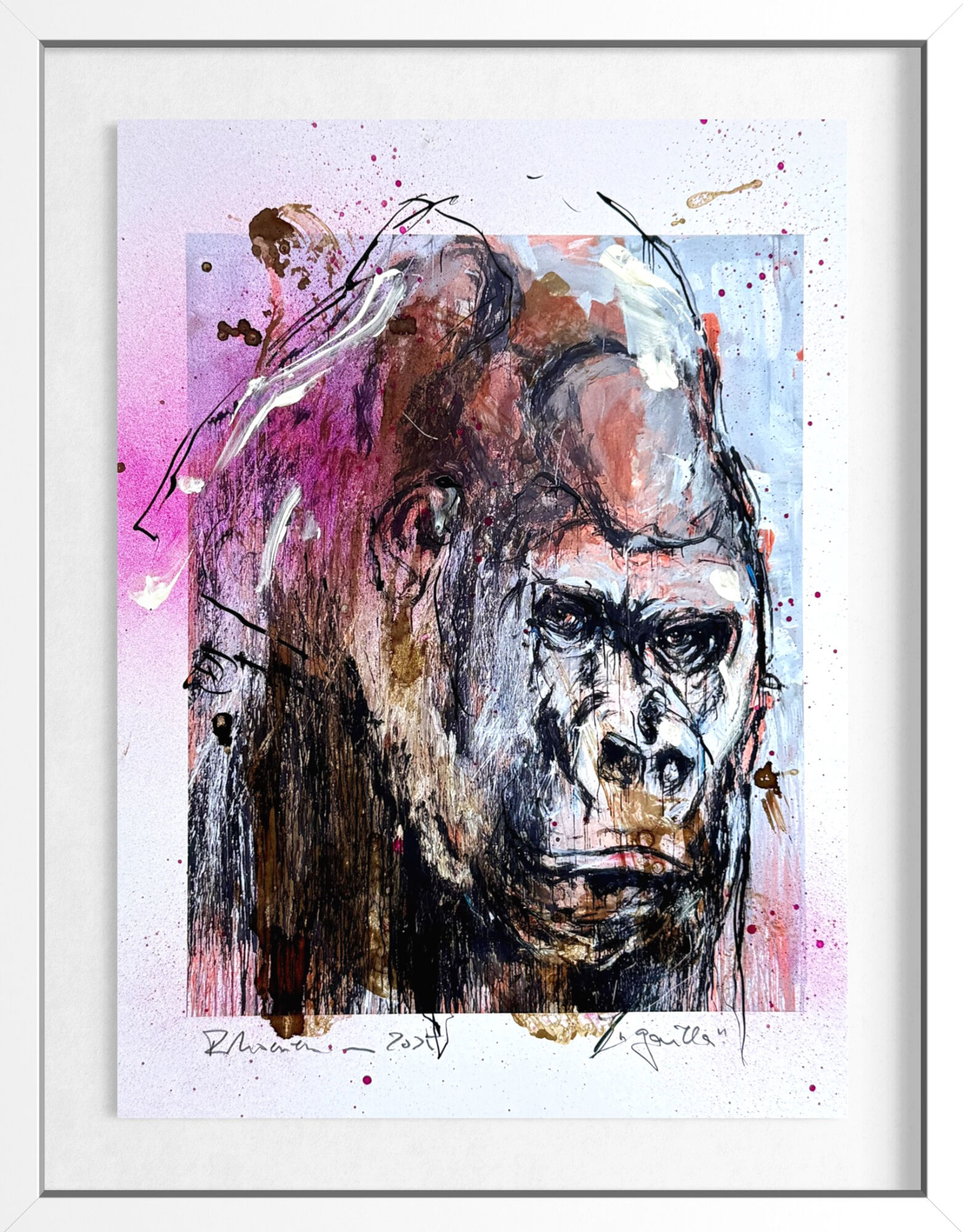 Bild "Gorilla_6.1" (2025) (Unikt verk) av Ralf Koenemann