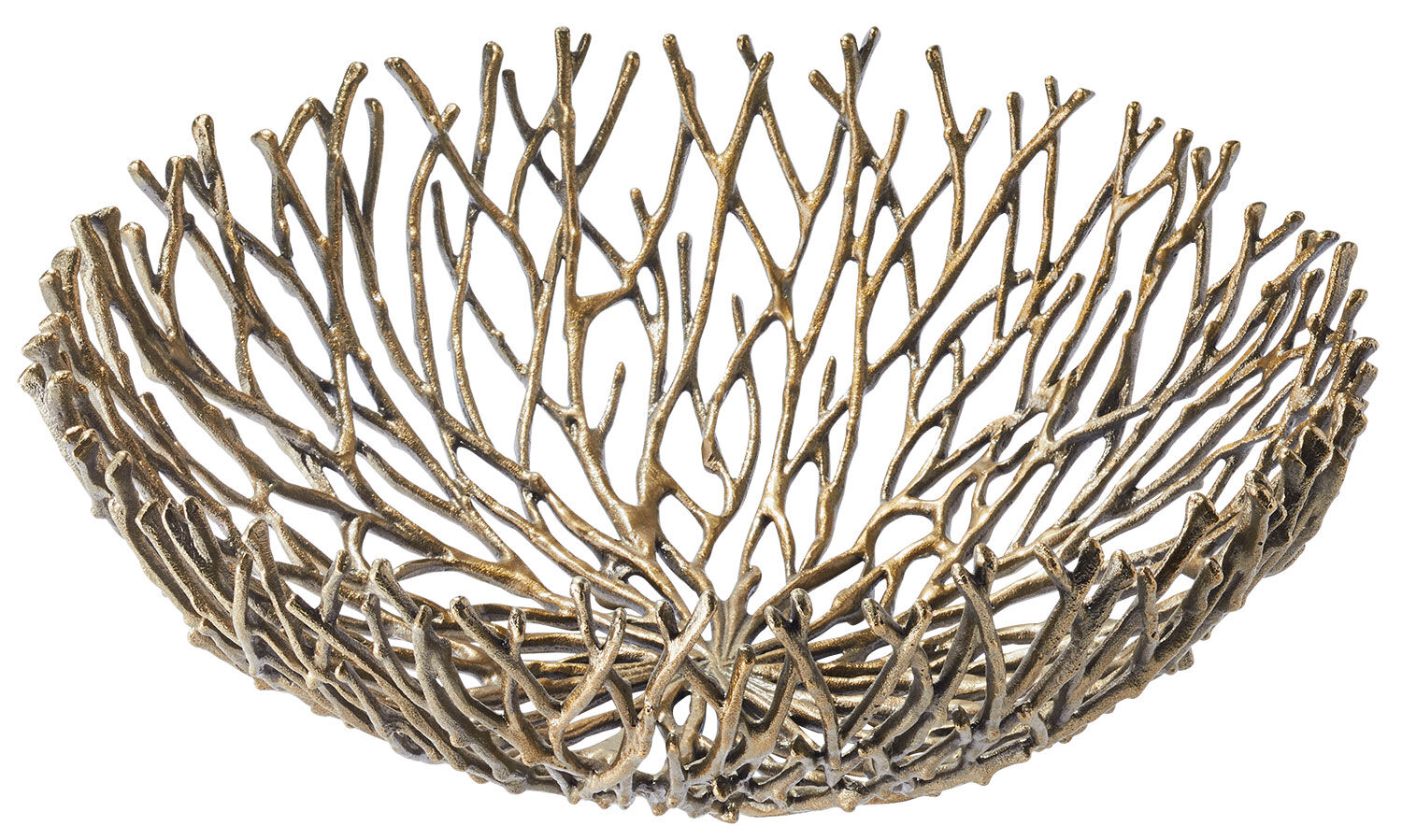 Schale "Coral", Messing Antikfinish von Philippi