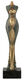 Skulptur "Das Model", Bronze von Michael Becker