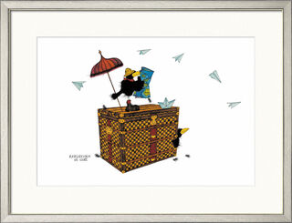 Picture "Raven Travel Deluxe", framed by Michael Ferner