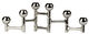 Variable candlestick "Folding Nickel Round" by Pols Potten