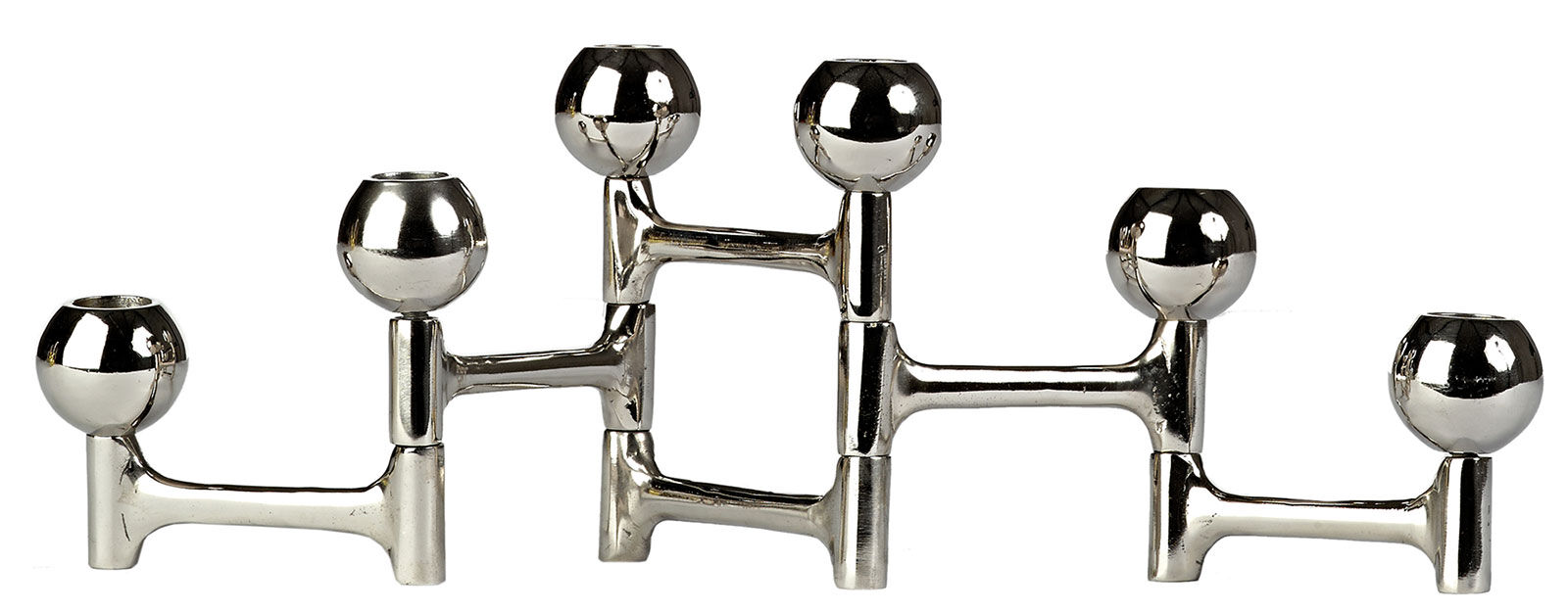 Variable candlestick "Folding Nickel Round" by Pols Potten