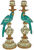 Pair of candlesticks "Avia", cast