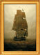 Cuadro "Velero en la niebla" (1815), enmarcado de Caspar David Friedrich