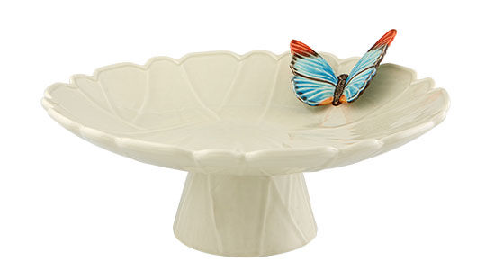 Fuente para servir "Cloudy Butterflies", cerámica - Diseño Claudia Schiffer de Bordallo Pinheiro