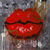 Beeld "A Kiss is just a kiss" (2023) (Origineel / Uniek stuk), op spieraam