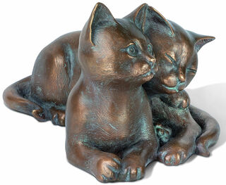 Garden sculpture "Kitten", bronze