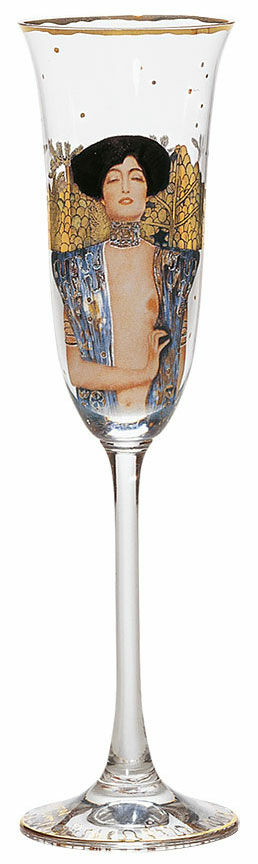 Champagne glass "Judith I" by Gustav Klimt